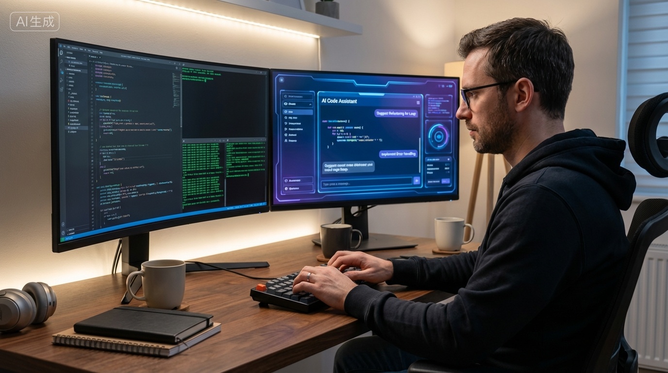 程序员使用 AI 编码提升效率